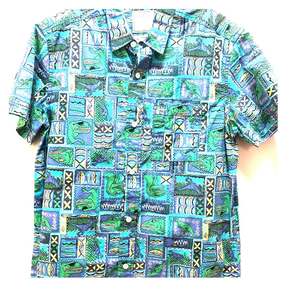 Urban Outfitters short sleeve print button down